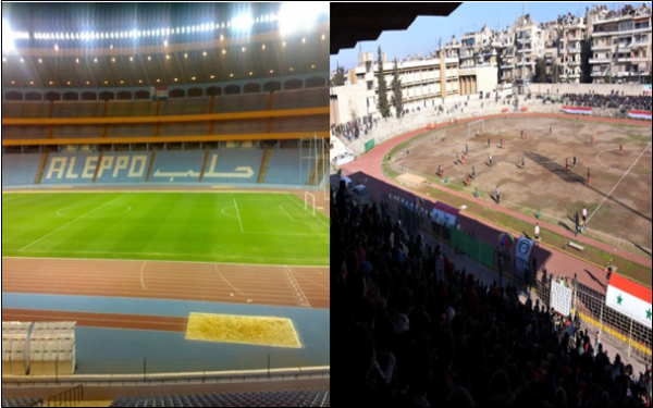 Восстановление спортивного объекта стадиона Алеппо Восстановление спортивного объекта стадиона Алеппо