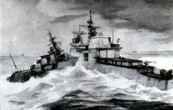 Американцы показывали "факи", а советские моряки протаранили их корабли Американцы показывали "факи", а советские моряки протаранили их корабли