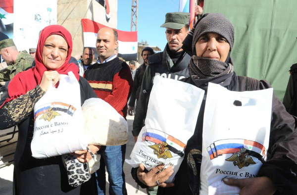 Россия вновь оказала гуманитарную помощь Сирии Россия вновь оказала гуманитарную помощь Сирии