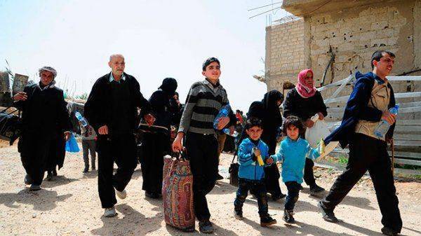 Возвращение мирных жителей в Восточную Гуту Возвращение мирных жителей в Восточную Гуту