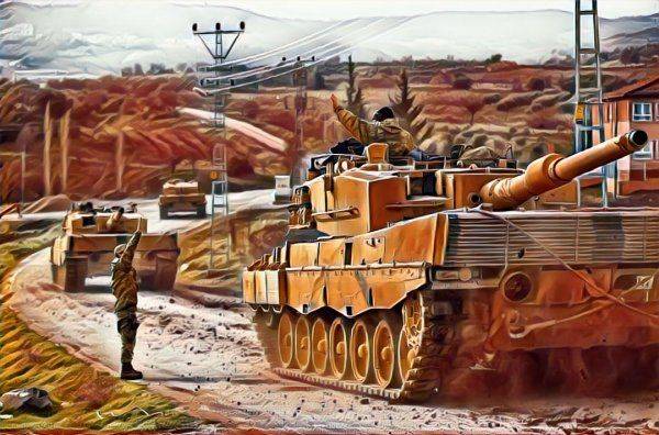 Будущее наступило: Русские необитаемые танки против турецких "Леопардов" Будущее наступило: Русские необитаемые танки против турецких "Леопардов"