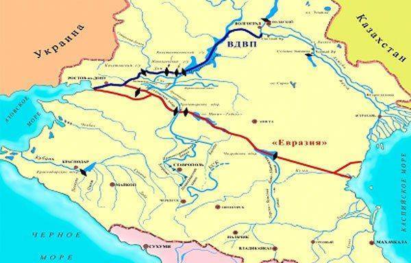 ЕАЭС свяжет судоходным каналом Черное и Каспийские моря ЕАЭС свяжет судоходным каналом Черное и Каспийские моря
