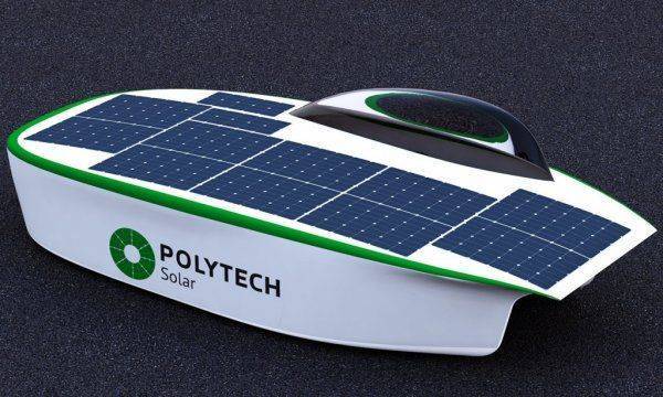 Polytech Solar: в Петербурге прошел испытания первый в России солнцемобиль Polytech Solar: в Петербурге прошел испытания первый в России солнцемобиль