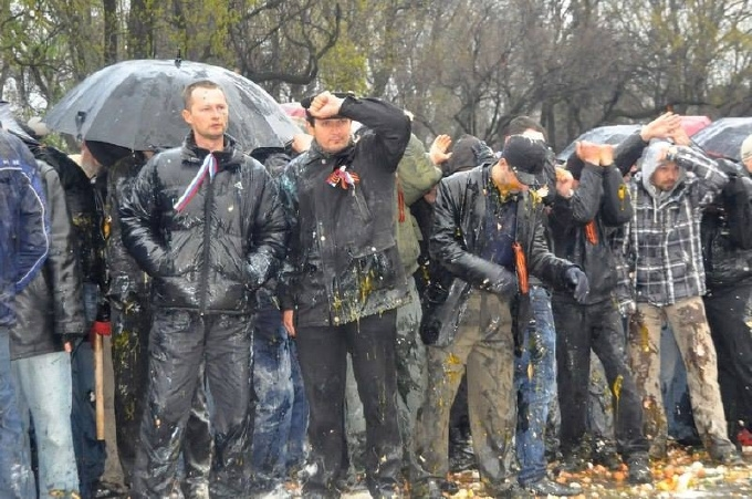 Эксклюзив! СБУ Луганской области. Запорожские ополченцы 27 04 2014