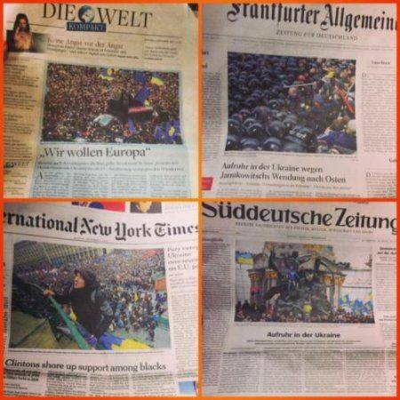 Немцы возмущены ложью местных СМИ по поводу украинского кризиса