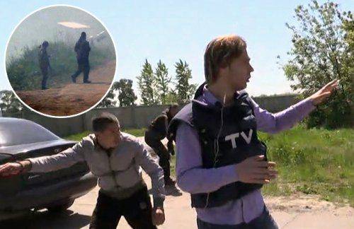 Журналисты LifeNews попали под минометный обстрел под Славянском