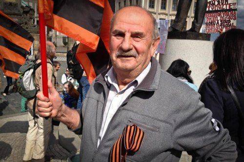 Прага: акция в поддержку России