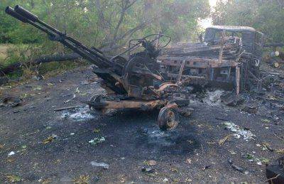 Вблизи г. Рубежное была уничтожена еще одна военная колона украинских силовиков