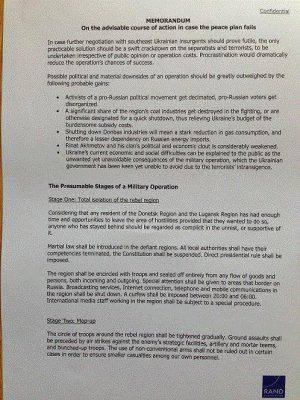 План по усмирению восточной Украины для Порошенко подготовило американское агентство RAND