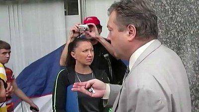 Как в Киеве встречают беженцев с юго-востока Украины