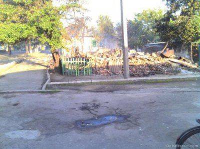 Дебальцево, результаты обстрела 25.07.14