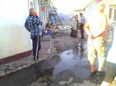 Дебальцево, результаты обстрела 25.07.14