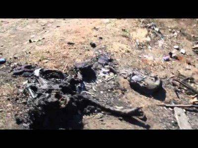 Укронацисты сожгли автобус с женщинами и детьми (видео 18+)