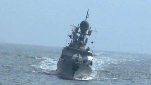 На Каспии завершаются испытания ракетного корабля "Великий Устюг"