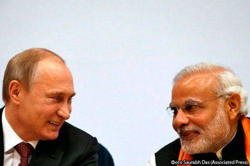 Русский медведь и индийский слон