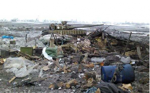 Танки ополчения разгромили украинский укрепрайон под Дебальцево 