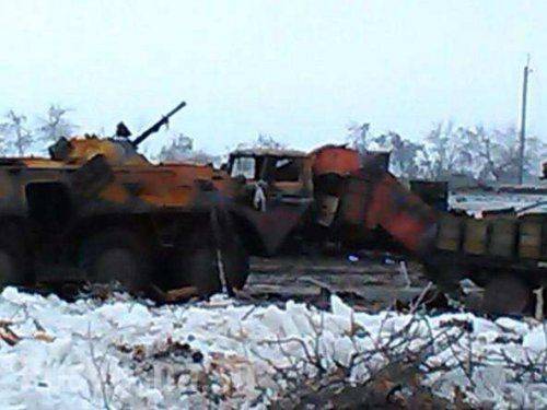 Танки ополчения разгромили украинский укрепрайон под Дебальцево 