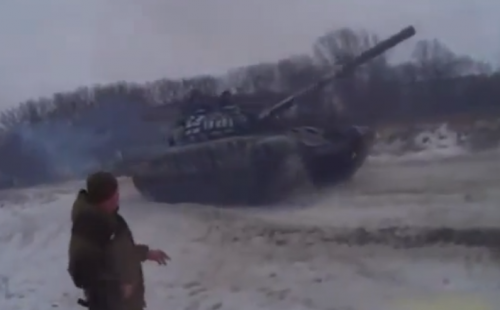 Бои за Дебальцево: начало танкового наступления и зачистка Санжаровки 