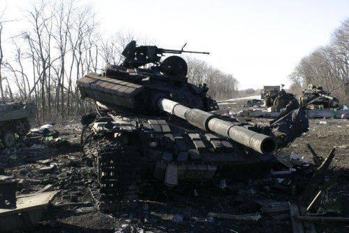 Подробности встречного танкового боя под Дебальцево в ночь на 18 февраля — фото и видео