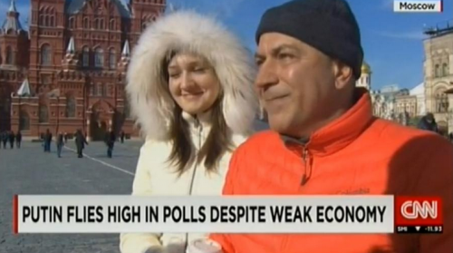 Корреспондент CNN не смог найти на Красной площади ни одного критика Владимира Путина 
