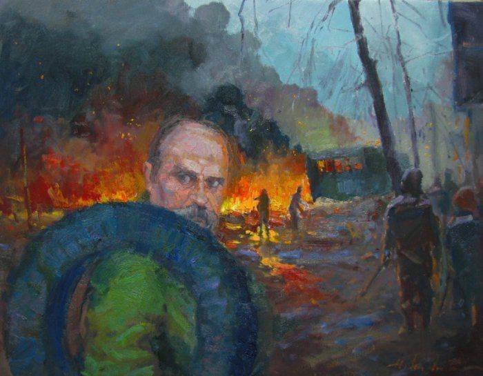 Украина борется с «террористами» под знаменем сепаратиста и террориста Бандеры  