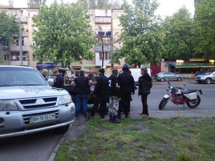 «Автомайдановцы» напали на водителя раритетного «Виллиса»