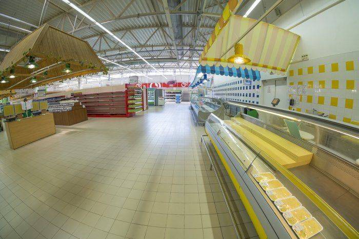 Пустые прилавки в Крыму...