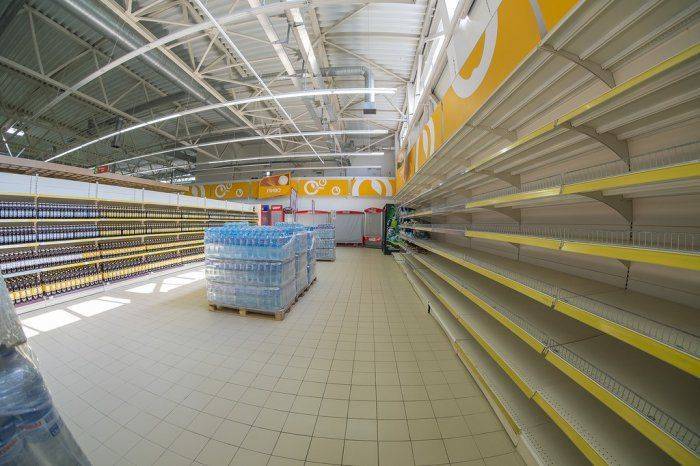 Пустые прилавки в Крыму...