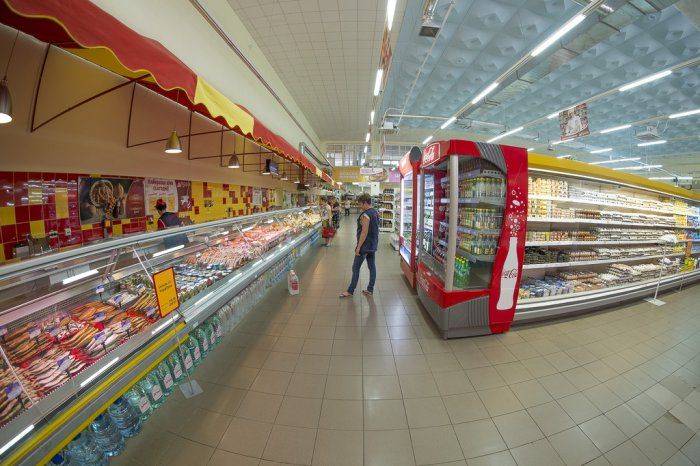 Пустые прилавки в Крыму...