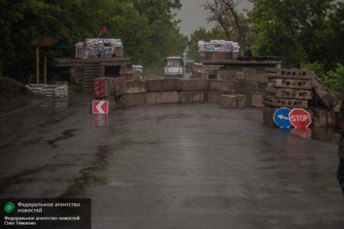 Блокпост у Горловки: усталая граница на линии огня