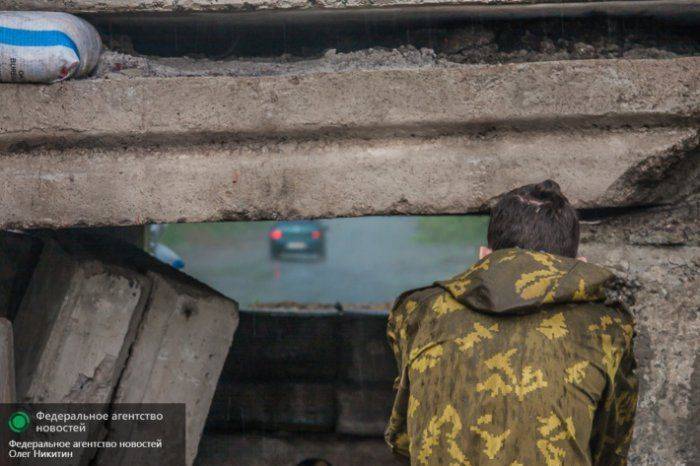 Блокпост у Горловки: усталая граница на линии огня