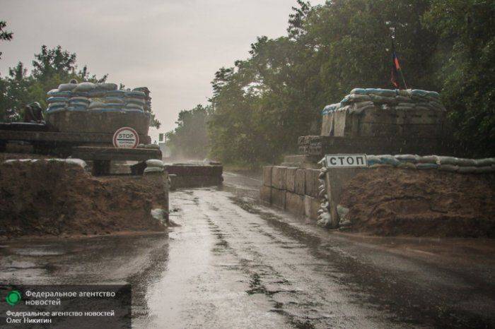 Блокпост у Горловки: усталая граница на линии огня