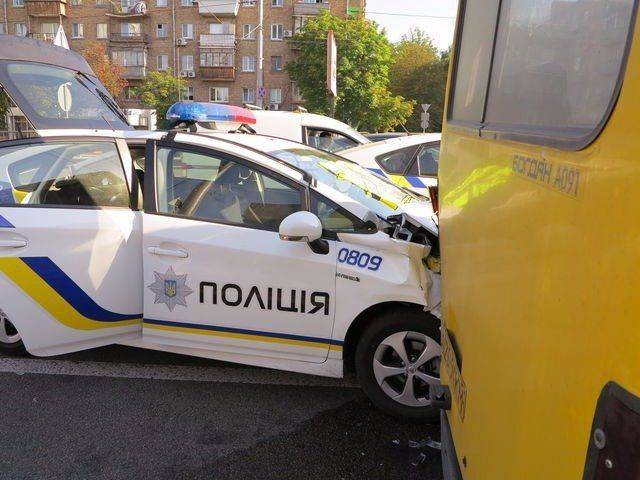 ДТП с участием автомобилей новых патрульных