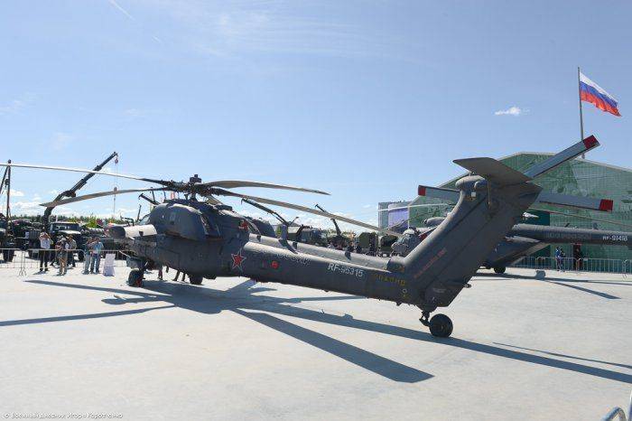 Серийный ударный вертолет Ми-28Н
