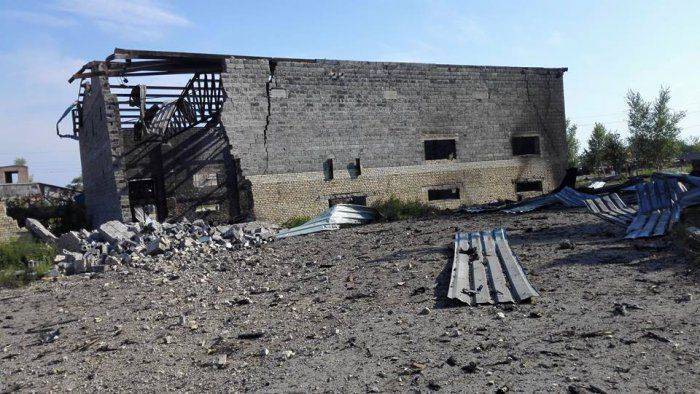 В зоне АТО уничтожен штаб 34-го батальона