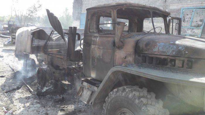 В зоне АТО уничтожен штаб 34-го батальона