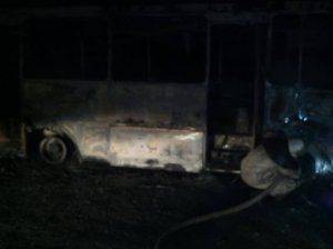 Снова зрада: В Запорожье "сепаратисты" сожгли автобус бойцов батальона «Донбасс»