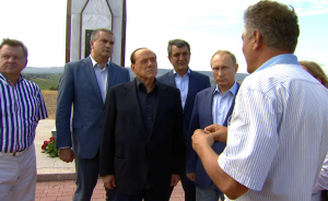 Берлускони и Путин прилетели в Крым
