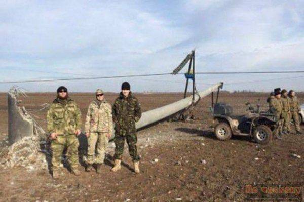 Наконец-то прозвучало: ЛЭП на границе с Крымом подорвали «российские диверсанты» 