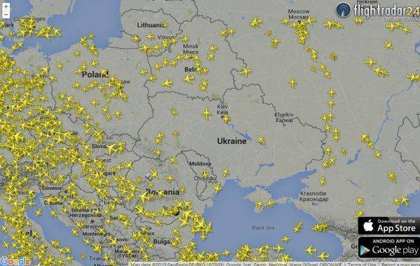 Украина закрывает небо для России