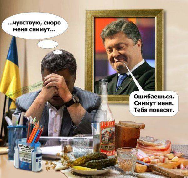 «Снимут меня, а тебя — повесят»: Порошенко снова высмеяли в карикатуре