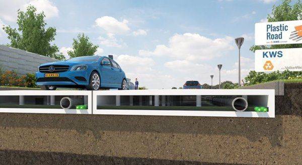 Голландцы начинают строить «вечные» пластиковые дороги