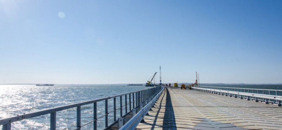 Крымский мост. Два года подготовки в одном трёхминутном видео