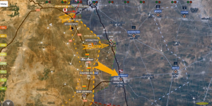 Обзор карты боевых действий в Сирии, Ираке  от 14. 02. 2016г