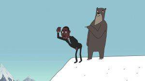 Обама скатился