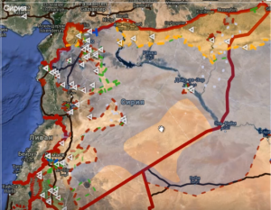 Обзор карты боевых действий на Ближнем Востоке от 27.02.2016