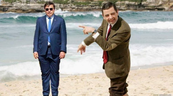 Одесский модник: Саакашвили заправил брюки в носки