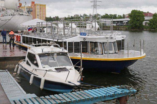 В Калининграде запущен первый пассажирский теплоход, построенный в регионе