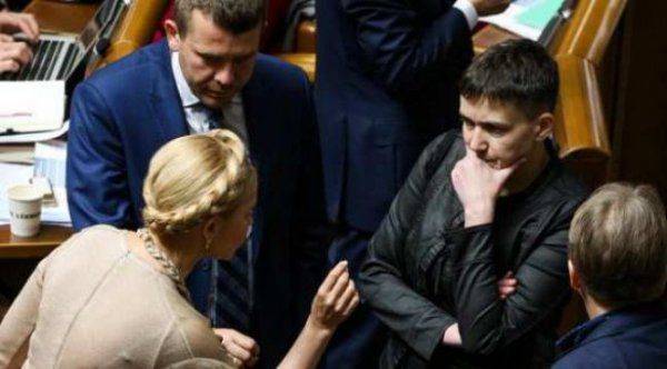 Тимошенко и Савченко сильно повздорили в Раде