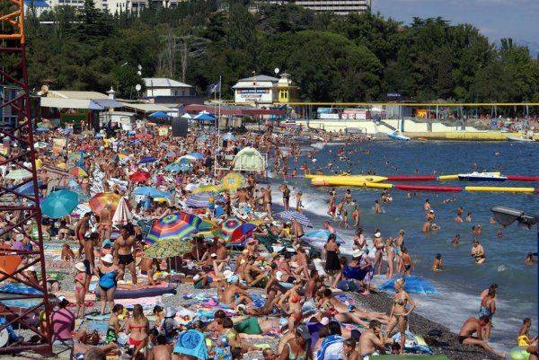 В Крыму уже около 10% туристов из Украины
